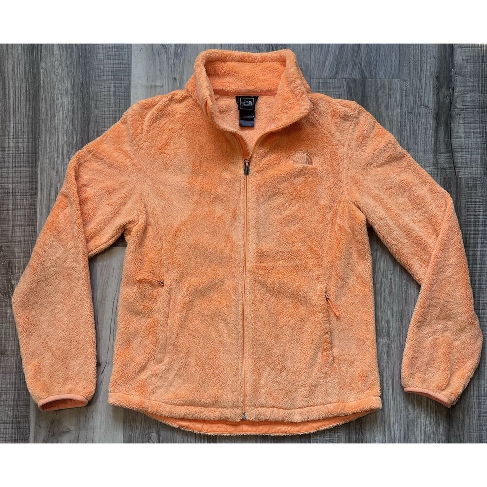 The North Face Osito Women's Medium Orange Fleece High Pile Full Zip Jacket
